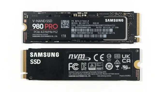 هارد SSD اینترنال سامسونگ M.2 مدل 980 PRO ظرفیت 1 ترابایت (1)