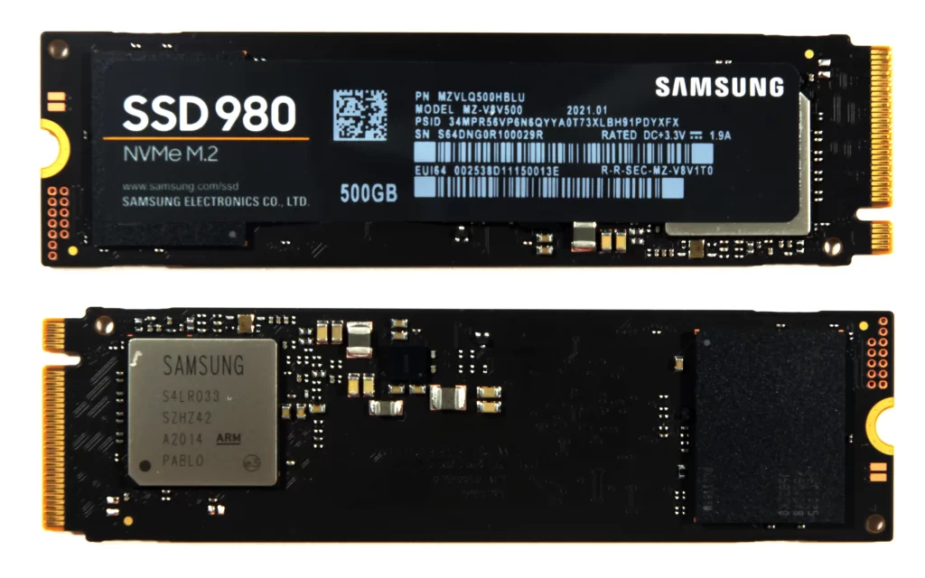 هارد SSD اینترنال سامسونگ مدل 980 M.2 ظرفیت 500 گیگابایت (1)