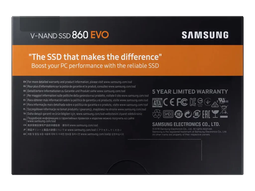 هارد SSD اینترنال سامسونگ مدل EVO 860 ظرفیت 500 گیگابایت (2)