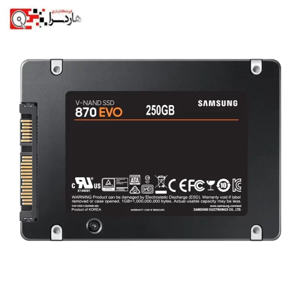 هارد SSD اینترنال سامسونگ مدل EVO 870 ظرفیت 250 گیگابایت (1)