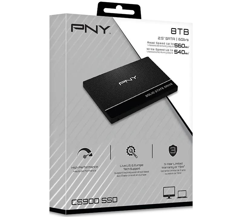 هارد SSD اینترنال پی ان وای مدل CS900 ظرفیت 480 گیگابایت (1)