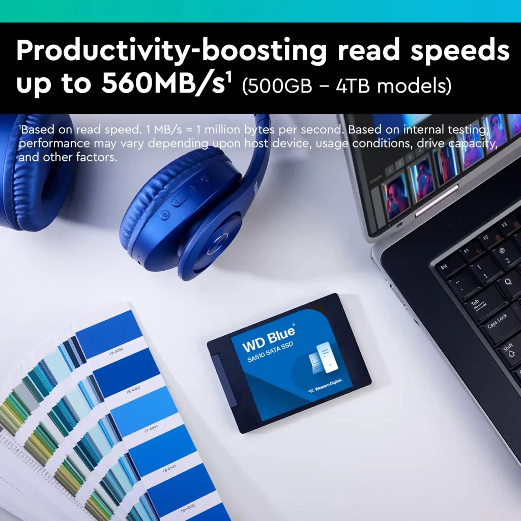 هارد SSD وسترن دیجیتال مدل BLUE WDS100T3B0A ظرفیت 1 ترابایت (2)