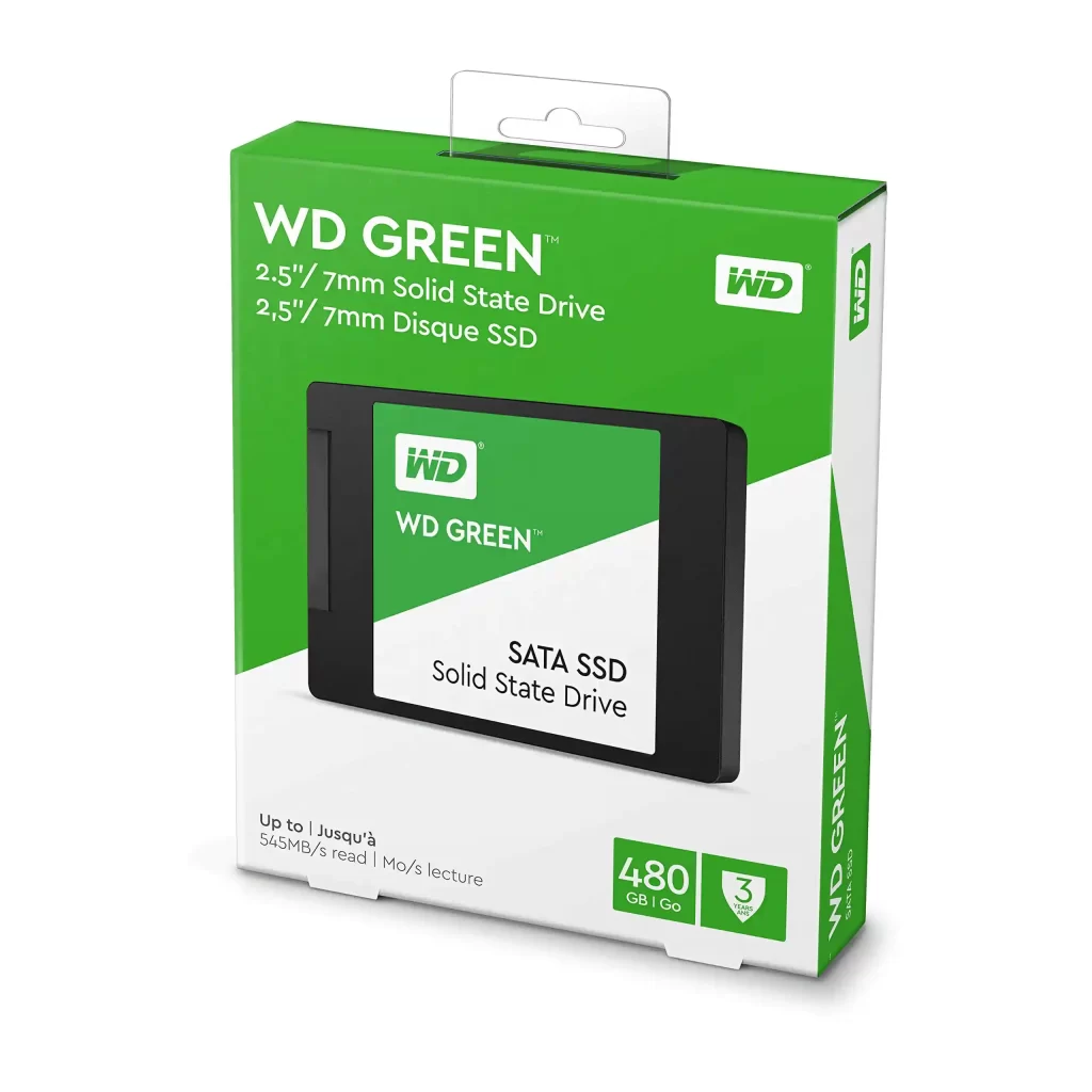 هارد SSD وسترن دیجیتال مدل GREEN WDS480G2G0A ظرفیت 480 گیگابایت (2)