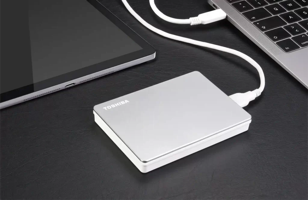 هارد اکسترنال توشیبا Canvio Flex Silver ظرفیت 2 ترابایت (2)