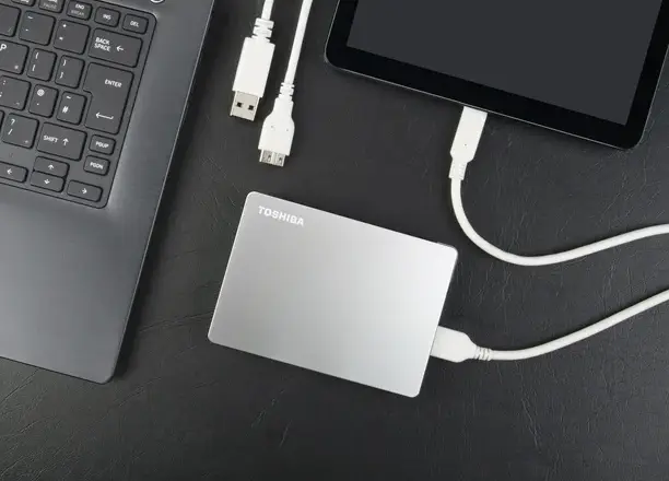 هارد اکسترنال توشیبا Canvio Flex Silver ظرفیت 4 ترابایت (1)