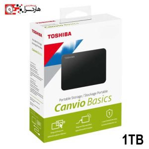 هارد اکسترنال توشیبا مدل Canvio Basics A3 ظرفیت 1 ترابایت - هاردسرا