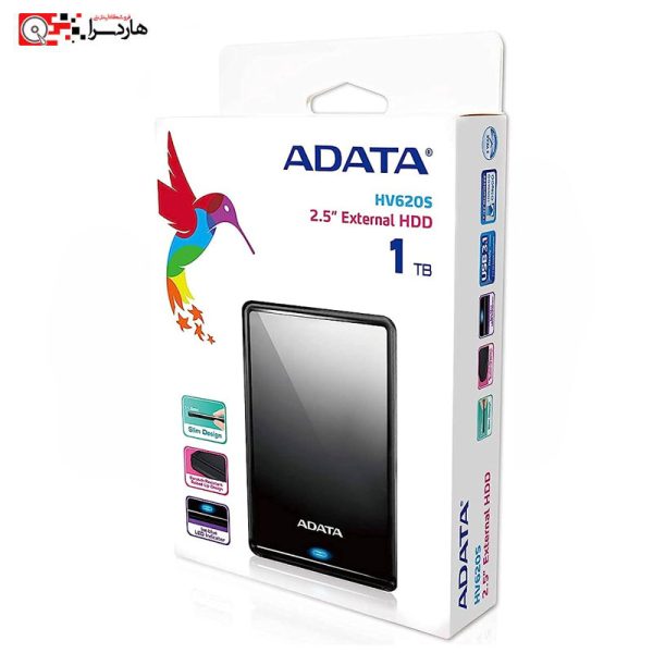 هارد اکسترنال ای دیتا ADATA مدل HV620s ظرفیت 1 ترابایت
