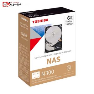 هارد دیسک اینترنال توشیبا مدل Toshiba N300 ظرفیت 6 ترابایت