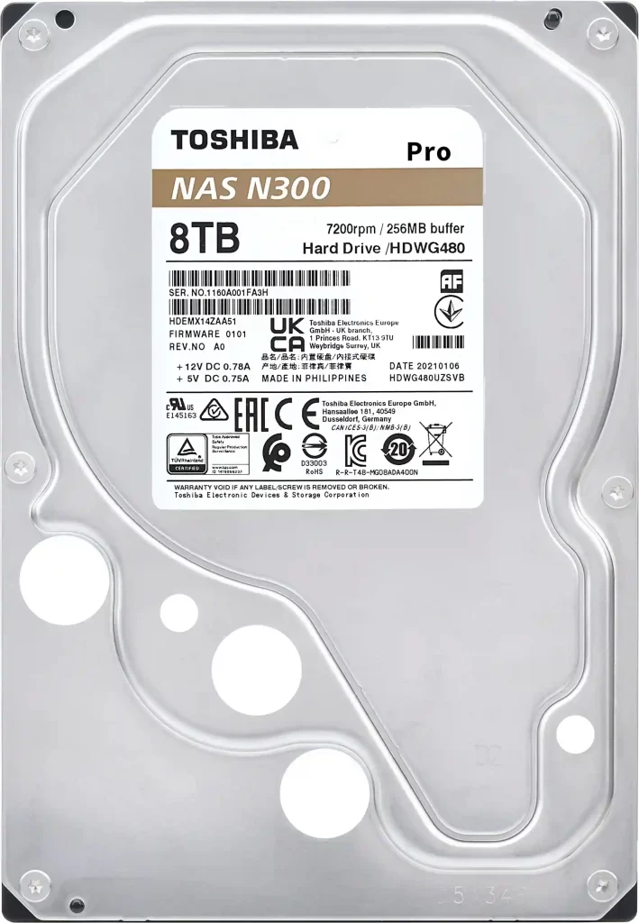 هارد دیسک اینترنال توشیبا مدل Toshiba N300 ظرفیت 8 ترابایت (1)