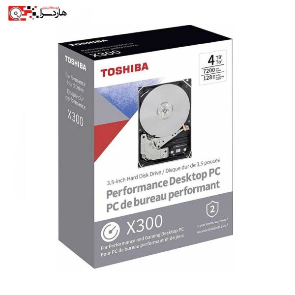 هارددیسک اینترنال توشیبا مدل Performance X300 ظرفیت 4 ترابایت