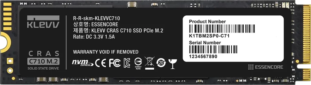 هارد SSD اینترنال کلو مدل CRAS C710 M.2 512GB (1)