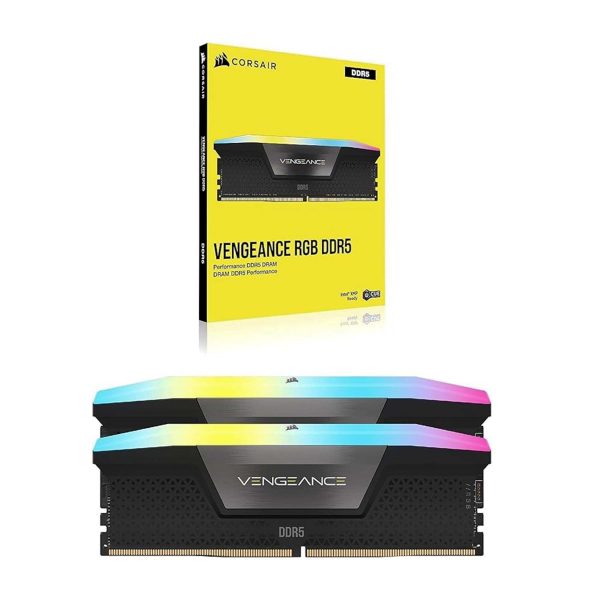 رم دسکتاپ DDR5 دو کاناله 5600 مگاهرتز CL36 کورسیر مدل VENGEANCE RGB ظرفیت 32 گیگابایت