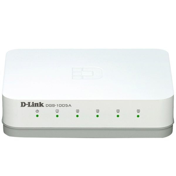 سوییچ دسکتاپ 5 پورت گیگابیتی دی-لینک مدل DGS-1005A