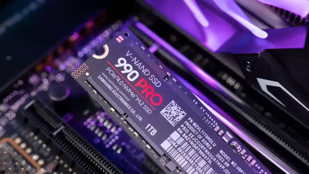 SSD 990 PRO سامسونگ یک ترابایت PCIe 4.0 NVMe (1)