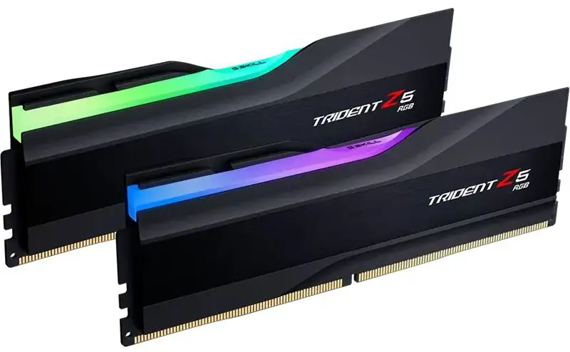 رم کامپیوتر DDR5 دو کاناله 6000 مگاهرتز جی اسکیل مدل Trident Z RGB ظرفیت 64 گیگابایت CL30 (1)
