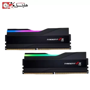 رم کامپیوتر GSKILL مدل DDR5 64G(32×2) 5600 cl36 TZ5 RGB BLACK