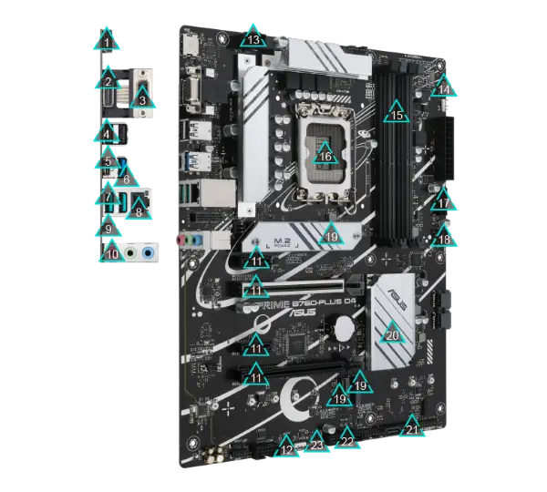 مادربرد ایسوس ASUS PRIME B660-PLUS DDR4 (2)