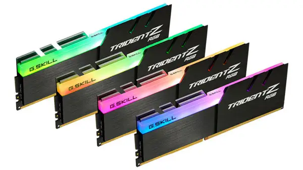 رم کامپیوتر DDR4 جی اسکیل Trident Z RGB 32GB 16GBx2 3200MHz CL16 (2)