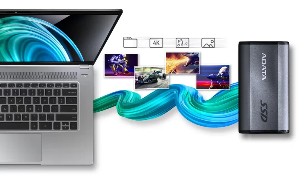 هارد SSD اکسترنال ای دیتا مدل SE880 ظرفیت 4 ترابایت (3)