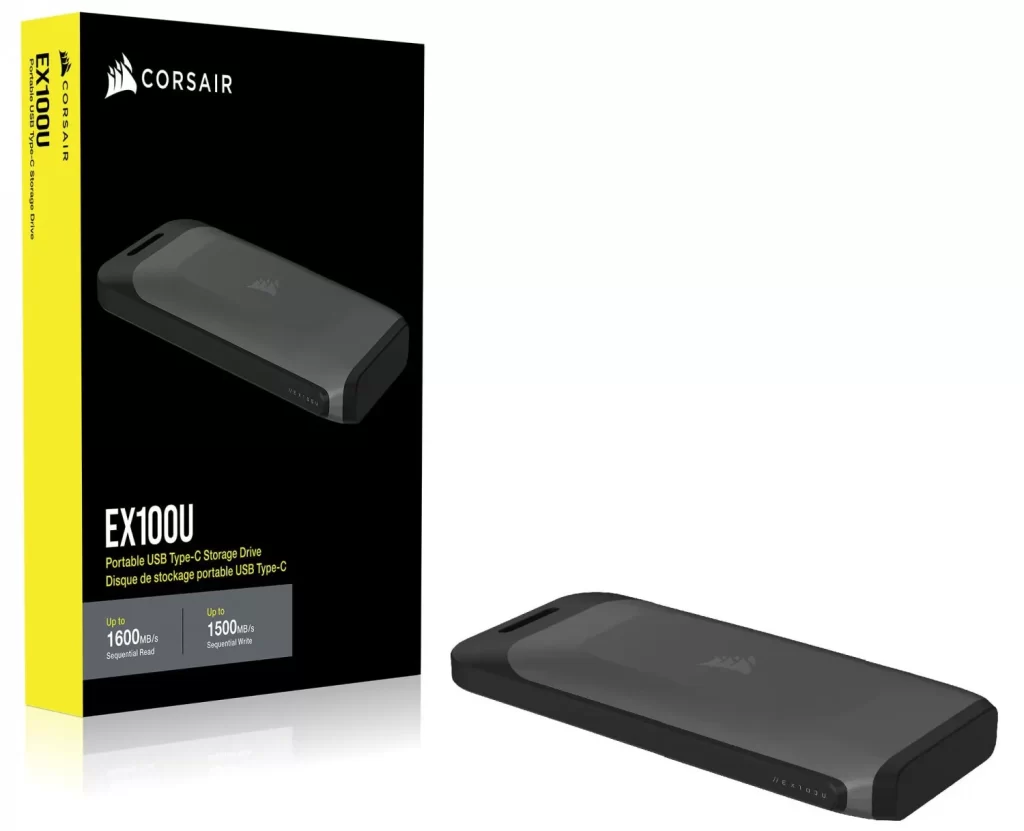 هارد SSD اکسترنال کورسیر مدل EX100U Type-C ظرفیت 2 ترابایت (1)