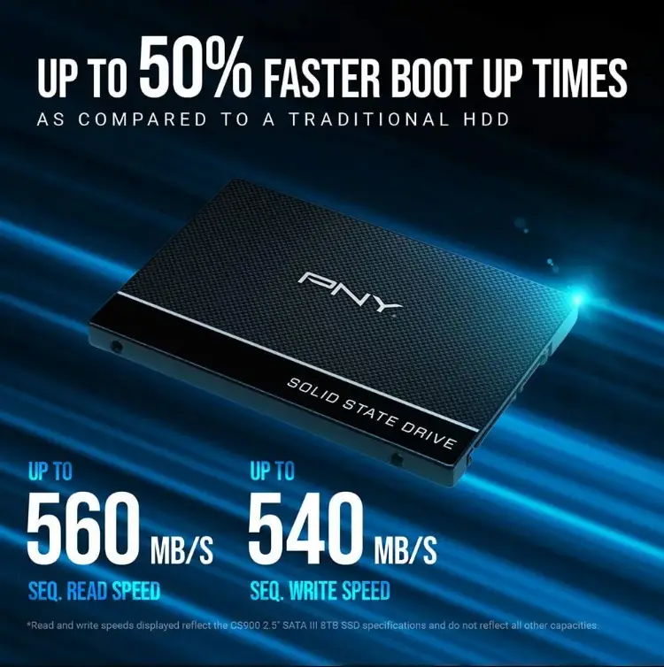 SSD PNY CS900 480GB؛ انتخابی ایده‌آل برای کاربران خانگی و حرفه‌ای - 1