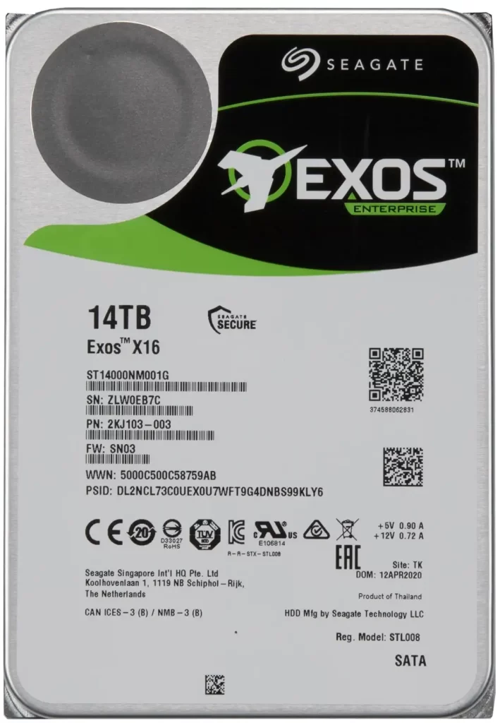 Exos-ST14000NM001G پاسخ به نیازهای ذخیره‌سازی سنگین (1)
