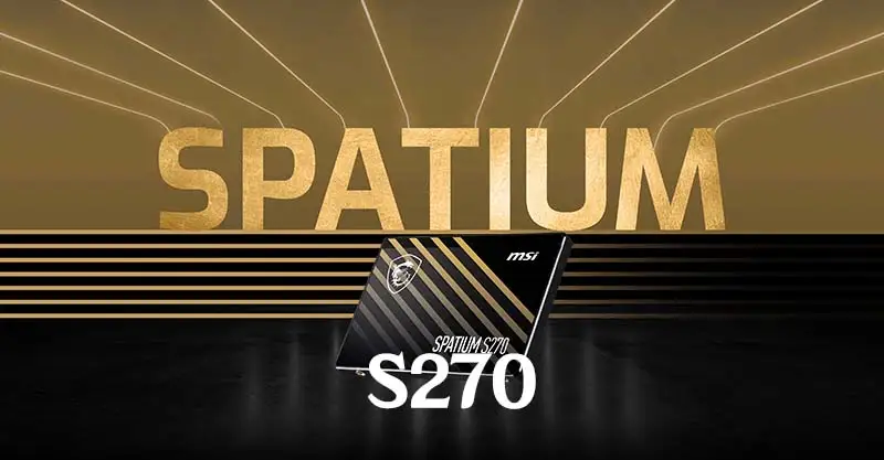 MSI SPATIUM S270 120GB سرعت و کارایی در یک پکیج کوچک (1)