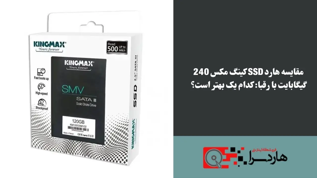 120 گیگابایت حافظه SSD با کینگ مکس KM120GSMV32