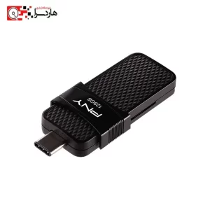 فلش مموری پی ان وای DUO LINK USB 3.1 Type-C OTG 128GB