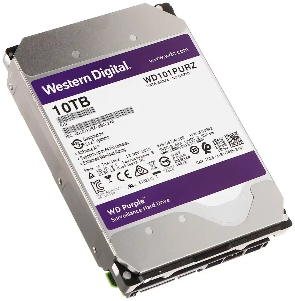 همه چیز درباره هارد وسترن دیجیتال ۱۰ ترابایت بنفش فناوری AllFrame، مقایسه مدل‌ها و کاربرد (2)