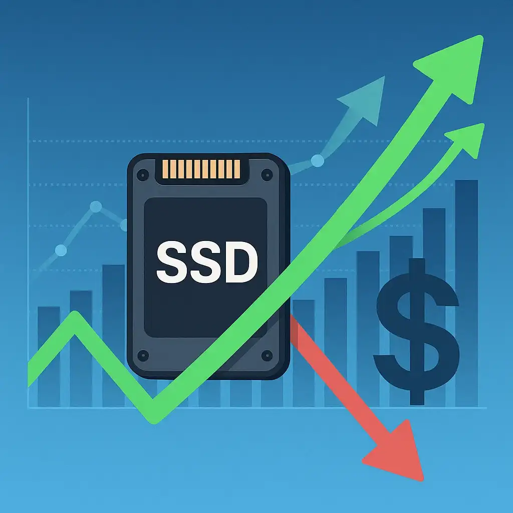 قیمت هارد SSD در سال ۲۰۲۵؛ بررسی روند کاهش یا افزایش قیمت‌ها (2)