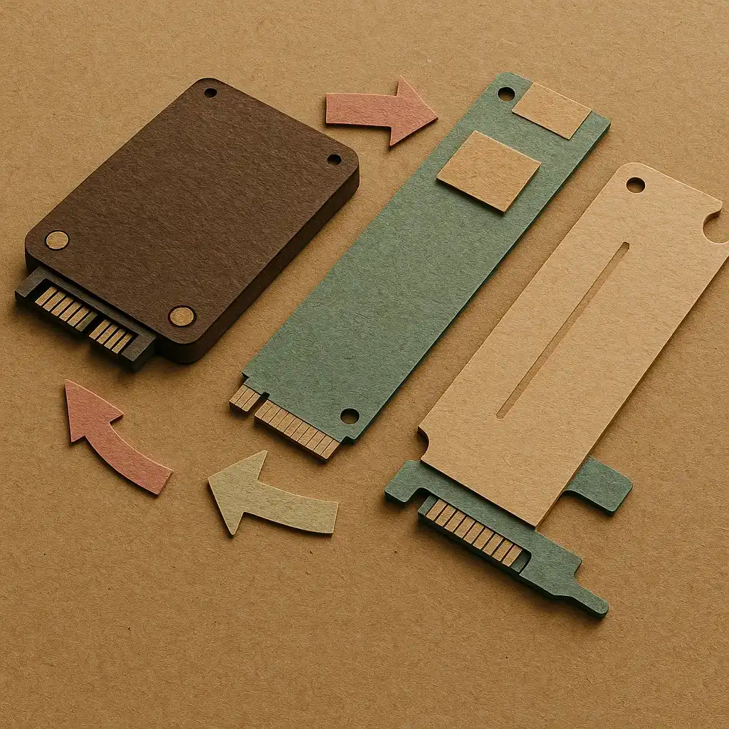 انواع هارد SSD (SATA، NVMe، M.2) و تفاوت آن‌ها (2)
