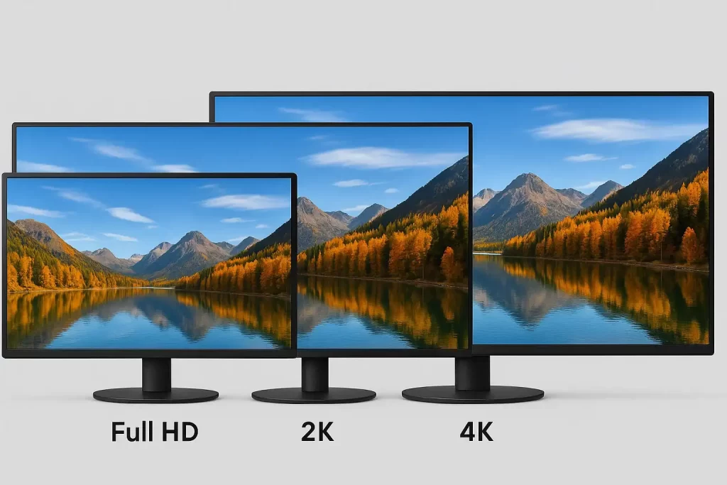 تفاوت مانیتور Full HD، 2K و 4K در چیست؟ (2)