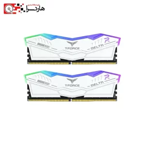 رم تیم گروپ DELTA RGB 32GB (2×16GB) 6000MHz CL38 WHITE (1)