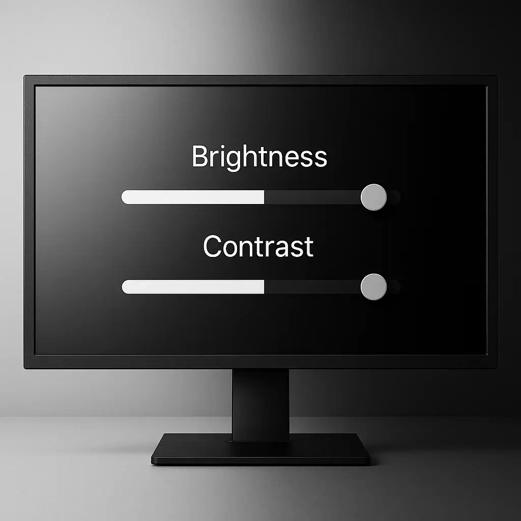 نیت (Brightness) و کنتراست در مانیتور چه مفهومی دارد؟ (2)