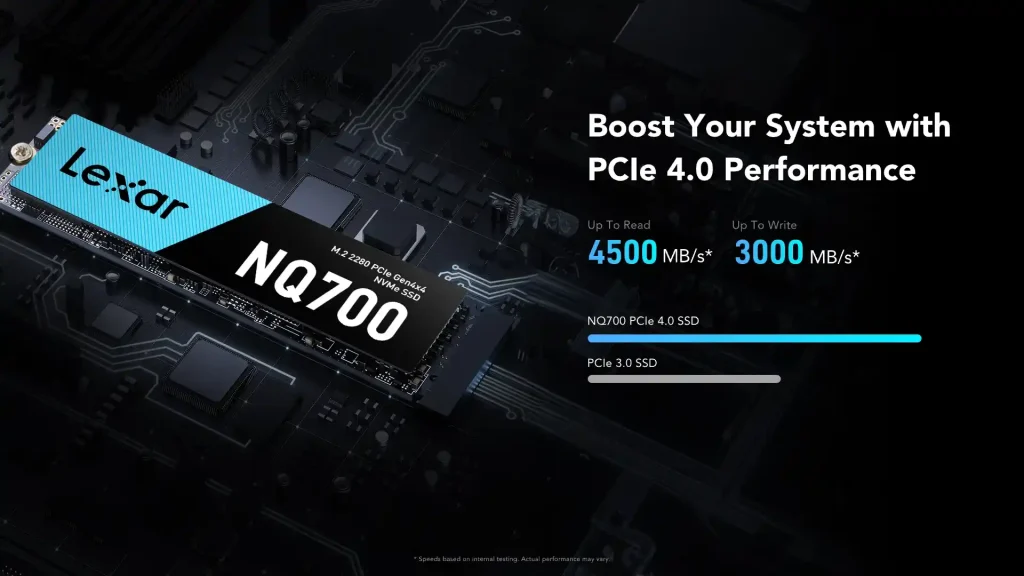 بررسی مشخصات SSD اینترنال لکسار NQ700 ظرفیت 1TB
