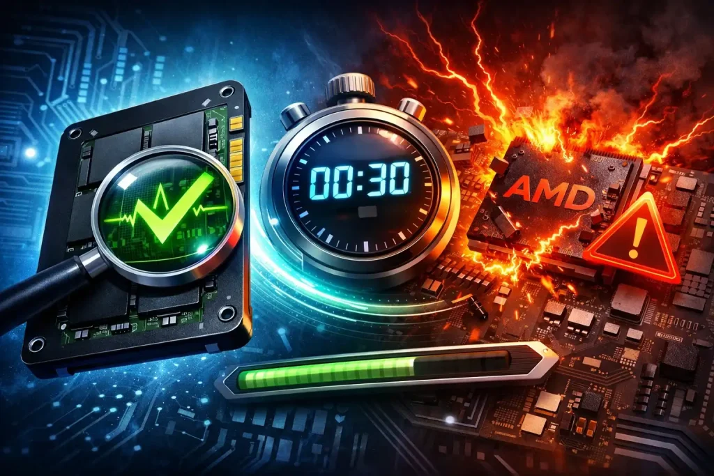 تست سلامت SSD در ۳۰ ثانیه؛ راهکار فوری برای نجات هارد از باگ جدید AMD (2)