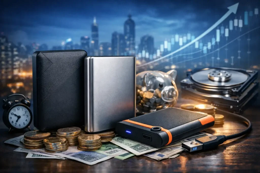 بهترین هاردهای اکسترنال زیر ۱۰ میلیون تومان؛ انتخابی اقتصادی برای آرشیو اطلاعات در بهمن ۱۴۰۴ (2)