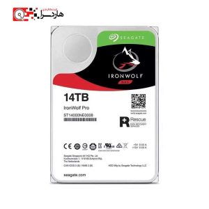 هارد دیسک سیگیت مدل ST14000NE0008 IronWolf Pro با ظرفیت 14 ترابایت