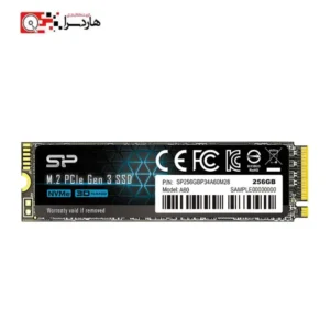 حافظه SSD سیلیکون پاور مدل P34A60 ظرفیت 256 گیگابایت (M.2 NVMe)