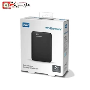 هارد اکسترنال وسترن دیجیتال مدل المنت Elements ظرفیت 2 ترابایت